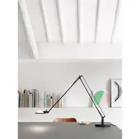 Luce Plan Bordslampa , Svart, Arbetsrum / hemkontor, Aluminium