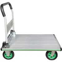 JBM Hopfällbar Vagn Med Aluminiumplattform 300kg