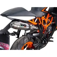 Gpr Exhaust Systems Deeptone Inox Slip On Ktm Rc 200 14-16 Cat Homologerad Ljuddämpare