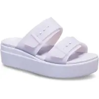 Crocs Brooklyn Buckle Frostedlow Wedge Tofflor