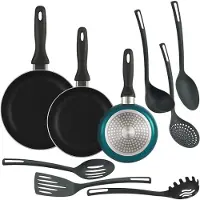Wellhome 16/20/24 Cm Stekpanne Set 3 Bitar