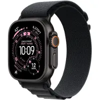 Apple Watch 49 mm svart Alpine-armband, medelstor