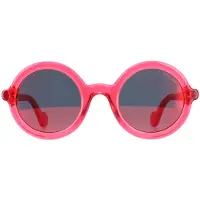 Moncler Rund Dam Glänsande Fuchsia Lila Gradient Speglad ML0005