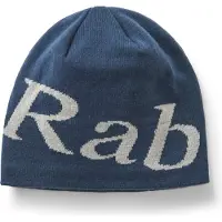 Rab - Mössor - Logo Beanie Tempest Blue Light Zinc för Unisex