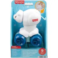 Mattel Crawl-After Polar Bear, aktivitetsleksak för baby för krypande lek med sensoriska detaljer, 0,75 År, Plast, Multifärg