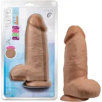 Blush Chub - realistisk dildo med sugkopp - 18 cm - hudfärgad