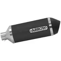 Arrow Urban Aluminium Dark With Dark End Cap Sym Cruisym 125i ´18-20 Homologerad Ljuddämpare