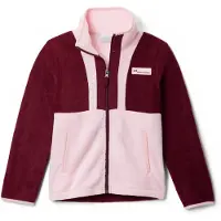 Columbia - Fleece/dunjackor barn - Back Bowl II Full Zip Fleece Rich Wine Satin Pink för UnisexUll - Barnstorlek L - Rosa