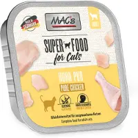 Mac'S Cat kattfoder portionsform 16 x 100 g - Rent kycklingkött