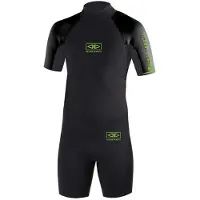 Ocean & Earth Surf School Spring 2 Mm Kortärmad Shorty Med Dragkedja Bak