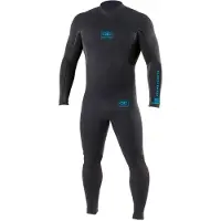 Ocean & Earth Surf School 4/3 Mm Långärmad Våtdräkt I Neopren Med Dragkedja På Ryggen