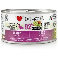 Disugual Frukt Anka Kiwi 12x150g Våtfoder För Hund