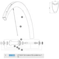 Mavic Cosmic Pro Carbon Sl T Front Fälg