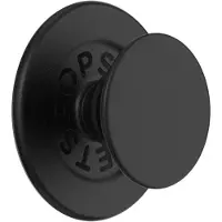 PopSockets PopGrip - Fingergrepp/vikbart ställ för mobiltelefon - MagSafe, round - svart