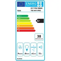Teka Vertikal Djup Ventrombos 98660 Tbs Dekorativ Fläktkåpa 90 Cm