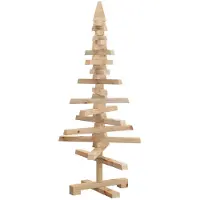 Julgran I Trä 90 Cm Massiv Furu