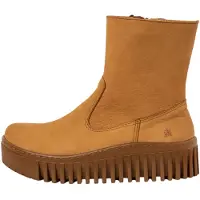Art för kvinnor. 1153114ZM003_024 Ankelkängor i läder 1531 Brighton brun (42), Hud, 3 till 5 cm, Zip, Casual