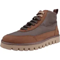 Art unisex. 115851120003_020 Ankelstövlar i grått läder (37), Hud, Beige, Karta, 1 till 3 cm, Nyckelband, Casual
