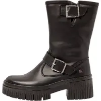 Art för kvinnor. 113971101003_001 Läder Kängor 1397 York svart (41), Hud, 3 till 5 cm, Zip, Casual