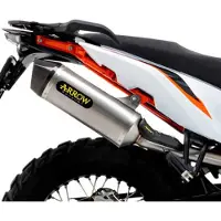Arrow Race-tech Titanium With Carbon End Cap Ktm 790 Adventure ´19-20 Icke-godkänd Ljuddämpare