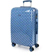 Itaca for woman/girl. 702460-04 Rigid Travel Suitcase 702460 Blue -67x45x24cm (OSFA), Casual, ABS / Polycarbonate, children's fashion