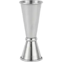 Barprofessional Japanese Style Jigger 25/50 Ml - Silver