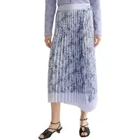 Scotch & Soda Asymmetrical Pleated Wrap Midikjol
