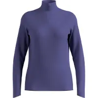 Odlo - Fleece dam - Mid Layer Half Zip Essential Ceramiwarm W Skipper Blue för UnisexUll - Storlek S - Marinblå