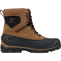 Sorel - Buxton Lace Boot Wp M Delta Black för Unisex - Storlek 8,5 US - Brun