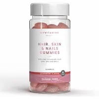 Myvitamins Sockerfria Hair, Skin, & Nails Gummies - 60gummies - Sugar Free Strawberry