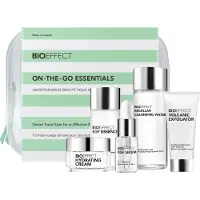 BIOEFFECT EGF Skincare Set med 5 Deluxe Samples On the Go Kit fr att uppleva en terfuktande anti-aging korntillvxtfaktor Daglig regim fr att