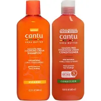 Cantu , Shea Butter, Renande Cream Shampoo, För naturliga lock, Coils & Waves, 13,5 fl oz (400 ml)