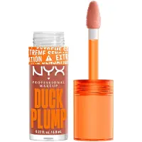 Nyx Duck Plump Högpigmenterat Plumpande Läppglans med Spicy Ginger, Vegan - Apri Caught (Dämpad Persika)
