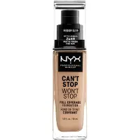 Nyx Can't Stop Won't Stop 24-Hour Foundation Flytande foundation 30 ml Nr. 09 - Medium Olive