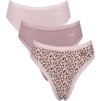 Sloggi Trosor GO Crush High leg PACK DE 3 kvinnor - Rosa - EU M