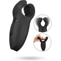 Rebel - rörlig, vibrerande ollonvibrator (svart)