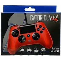 ORB Playstation 4 - Gator Claw Wired Controller (Red) (ORB)