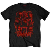 Ginza.se Slipknot: Unisex T-Shirt/WANYK Red Patch (Black) (Back Print) (Medium)