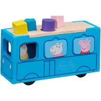 Bandai Peppa Gris Träbuss