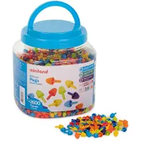 Miniland Pedagogisk Leksak Med Piggar 10 Mm 2600 Enheter