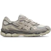 Asics för män. 1201A789 Sportskor Gel NYC vit grädde (41.5), Beige, Karta, Nyckelband, Casual, Deportivo, Löpning, Multisport