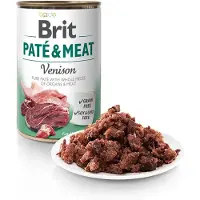 Brit Paté För Vuxna Hundar Med Hjortkött Våtfoder 6x400g