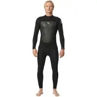 Rip Curl Omega 3/2 Mm Gb Steamer Långärmad Våtdräkt I Neopren Med Dragkedja På Ryggen
