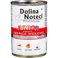 Dolina Noteci Premium Junior rik på nötköttshjärta 400 g