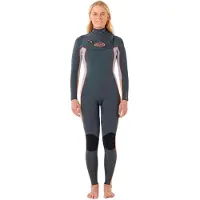 Rip Curl Dawn Patrol Pro 3/2 Mm Våtdräkt I Neopren För Dam Med Långa ärmar Och Dragkedja I Bröstet