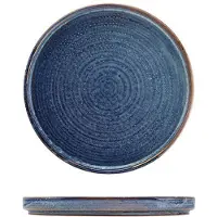 Genware Terra Aqua Blå Lav Præsentationstallerken 18cm