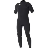 West Lotus Fluid 2/2 Mm Kortärmad Neopren-dräkt Med Dragkedja I Bröstet