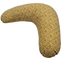 Müsli Amningskudde - Müslí - 75x35 cm - Ekologisk bomull - Petit fleur - Tryck med små bär/blad