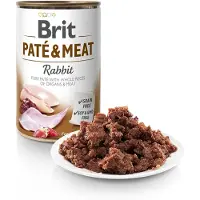 Brit Köttpaté Med Kanin För Vuxna Hundar 6x400g