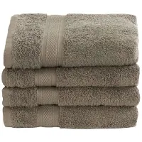 Borg Living Egyptisk bomullshandduk - 100 % egyptisk bomull - 50x100 cm - Orkidé - Grön